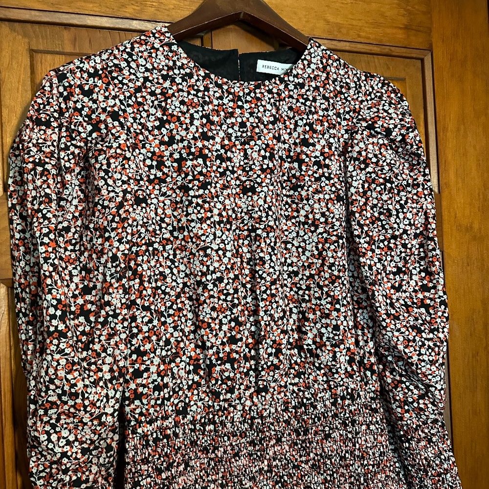 NEW Rebecca Minkoff Tabby Dress in Red Multi size XS - Picture 13 of 16
